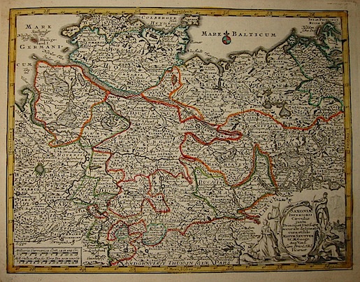 Seutter Matthaeus (1678-1757) Saxoniae Inferioris... s.d. (ma 1744) Augsburg, presso C.Lotter